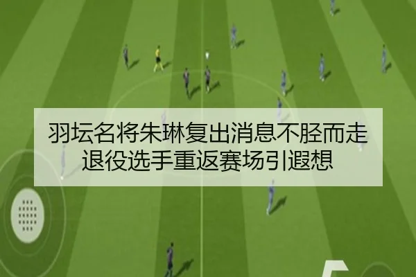 羽坛名将朱琳复出消息不胫而走 退役选手重返赛场引遐想